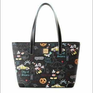 Disney x Mickey and Minnie Mouse New York City Dooney & Bourke Tote Bag NEW